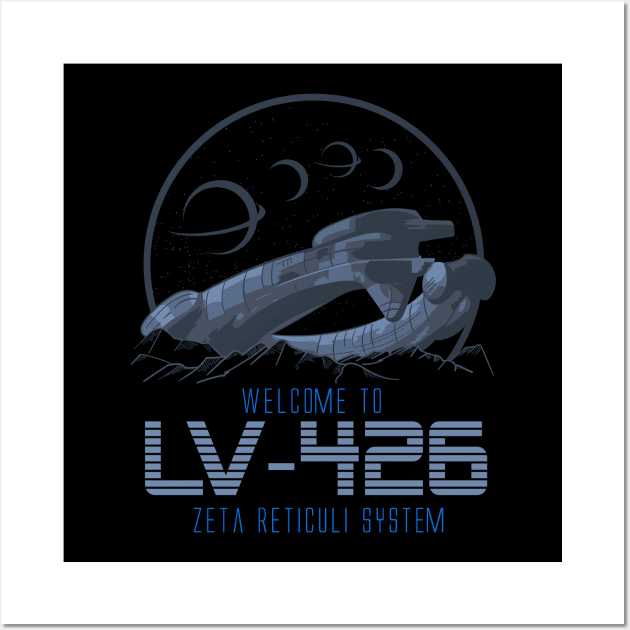 Welcome to LV 426 Zeta Reticuli System Wall Art by Meta Cortex